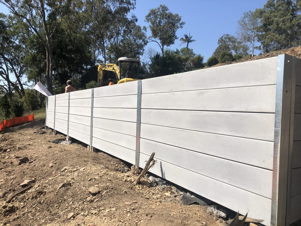 Durawall retaining wall tiered in Kenmore
