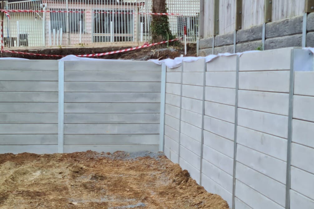 Durawall retaining wall in Highgate Hill after photo